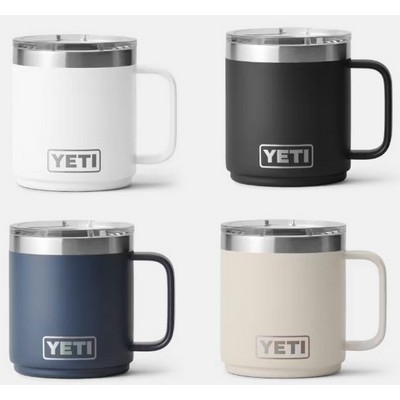10 Oz. Yeti® Rambler Stackable Mug with Ceramic Lining and MagSlider Lid