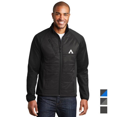 Port Authority® Hybrid Soft Shell Embroidered Jacket